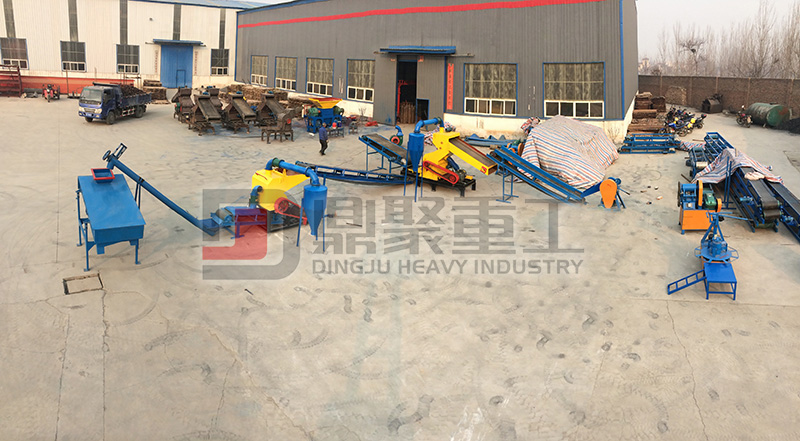 輪胎粉碎機(jī)生產(chǎn)線實拍